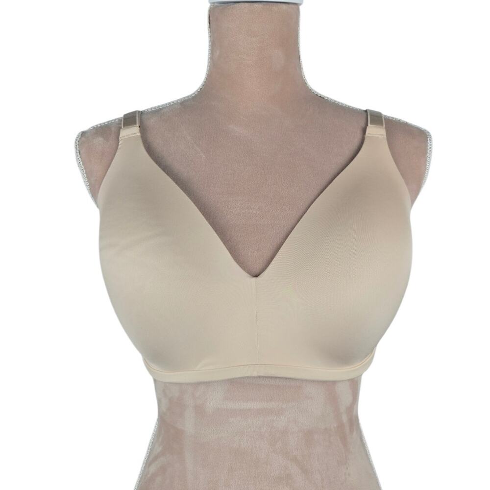 Soma Vanishing 360 Wireless Smoothing Bra Cream Size 38C